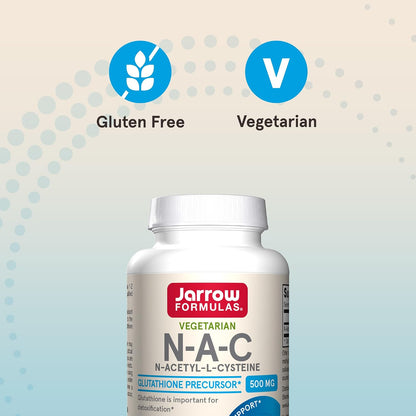 Jarrow Formulae N-A-C 500 mg, 60 Vegan Capsules