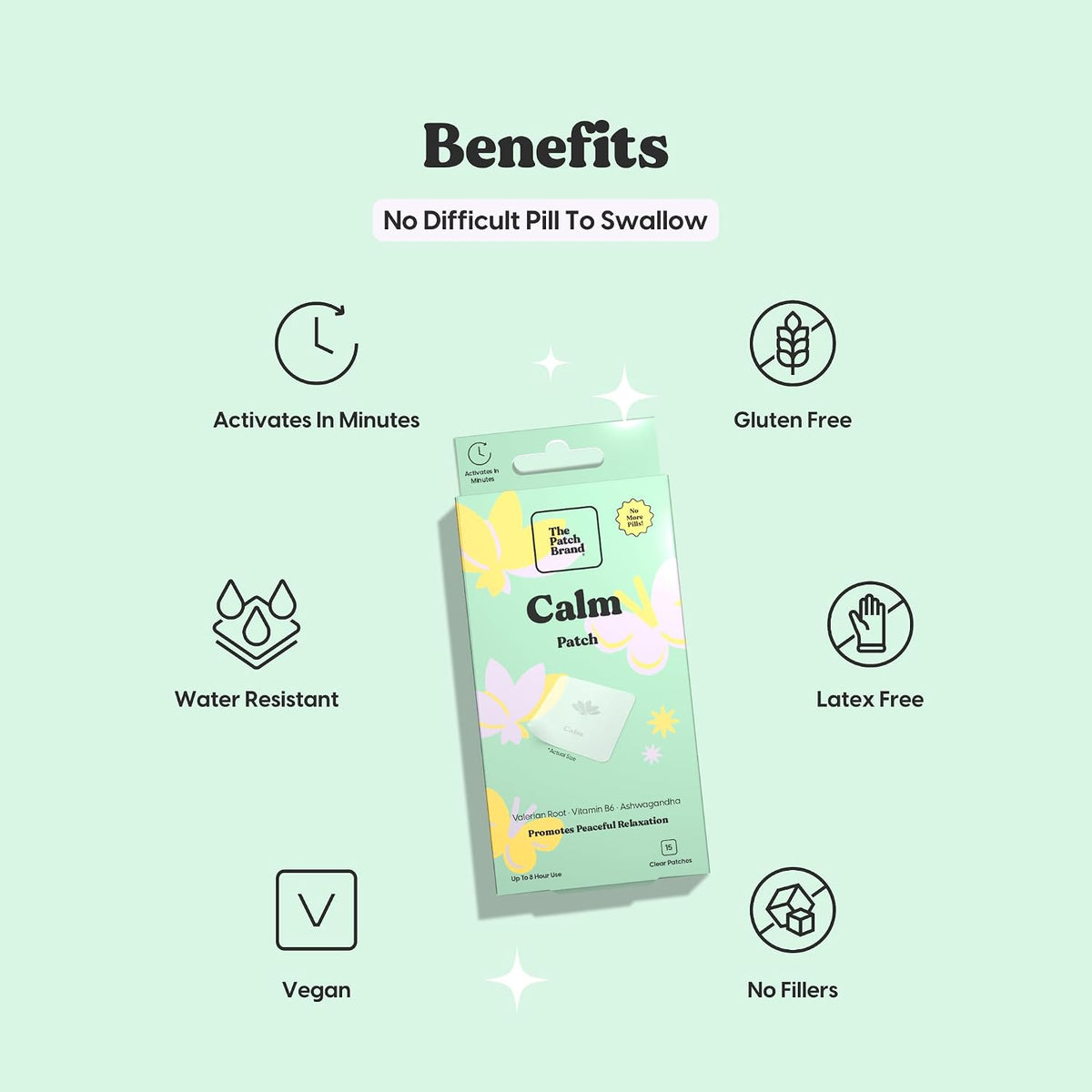 The Patch Brand Calm Patches – Transdermal Wellness Patch for Calm and Relaxation - görsel 5