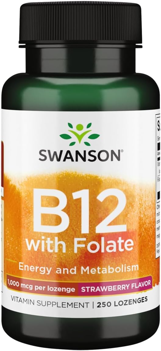 Swanson Vitamin B-12 Lozenges 1000 mcg 250 Lozenges - görsel 1