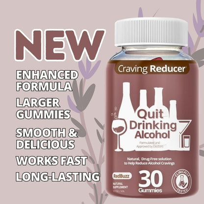 Drop The Craving Quit Alcohol Gummy - Craving Support - 60 Gummies