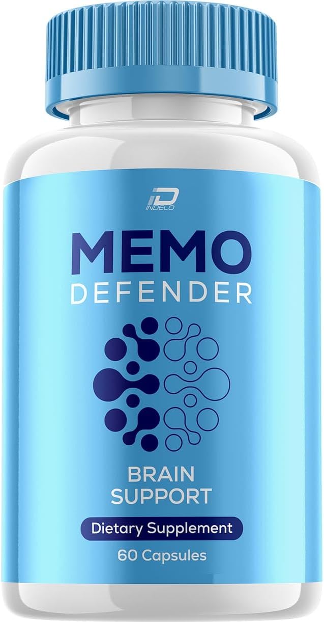 Memo Defender Brain Supplement Capsules – Maximum Strength Nootropic Formula (60 Capsules) - görsel 1