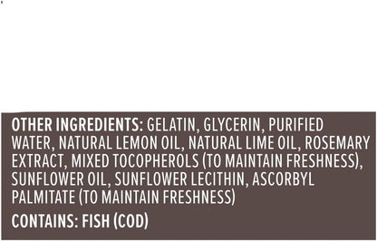 Primal Blueprint Primal Omegas, Omega-3 Fatty Acid Food Supplement, 120 Softgels