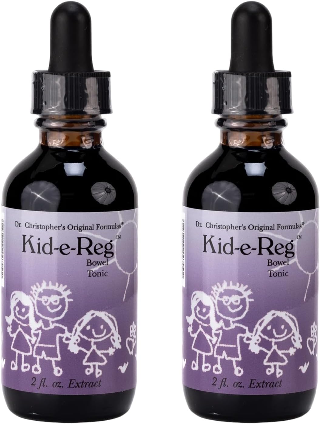 Christopher's Original Formulae Kid-e-Reg Bowel Tonic – Herbal Formula for Children – 60 ml (Pack of 2) - görsel 1