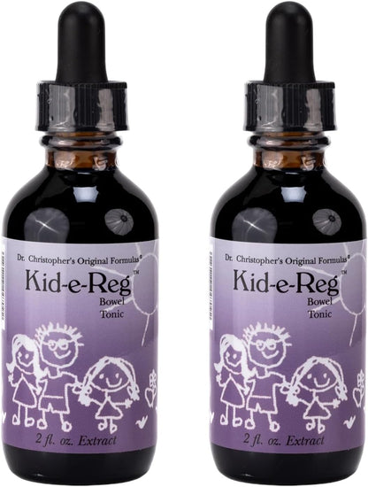 Christopher's Original Formulae Kid-e-Reg Bowel Tonic – Herbal Formula for Children – 60 ml (Pack of 2)