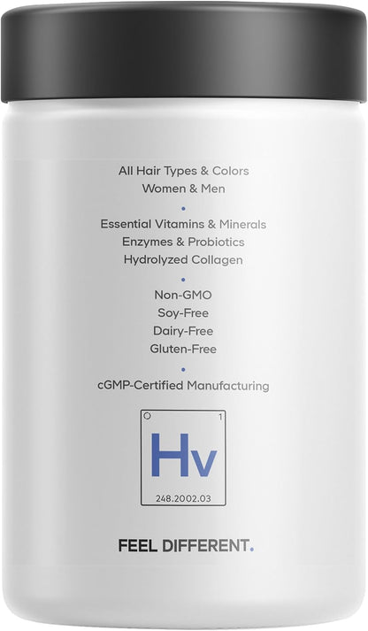Codeage Hair Vitamins - 10,000 mcg Biotin with Keratin, Collagen and More - 120 Capsules