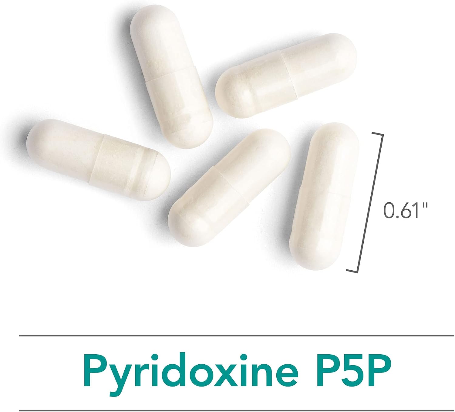 Pyridoxine P5P - Vitamin B6 (Pyridoxal Phosphate) 60 Capsules - görsel 5
