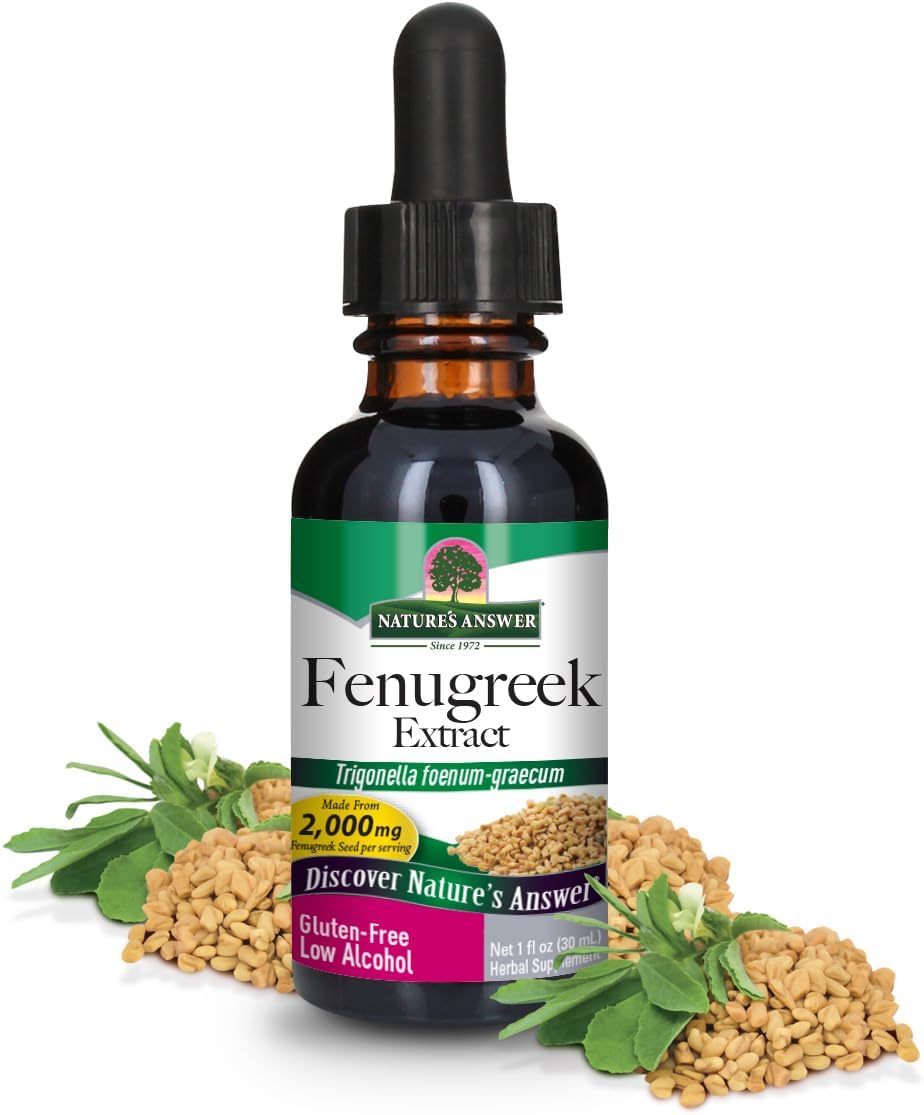 Nature's Answer Fenugreek Seed Extract – Liquid, 30 ml (1 fl oz) - görsel 1