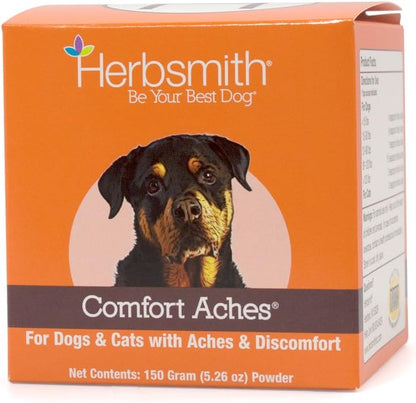 Herbsmith Comfort Aches – Herbal Pain Relief for Dogs and Cats – For Pet Aches and Pains – Anti-Inflammatory Supplement – 270 Tablets