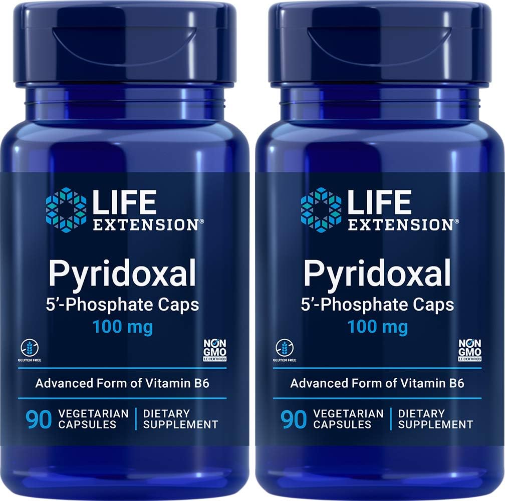 Life Extension Pyridoxal 5-Phosphate 100 mg, 90 Veg Capsules - görsel 4