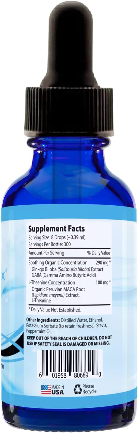 Absonutrix GABA with L-Theanine 290 mg Liquid Supplement, 4 oz (300 Servings) - görsel 7