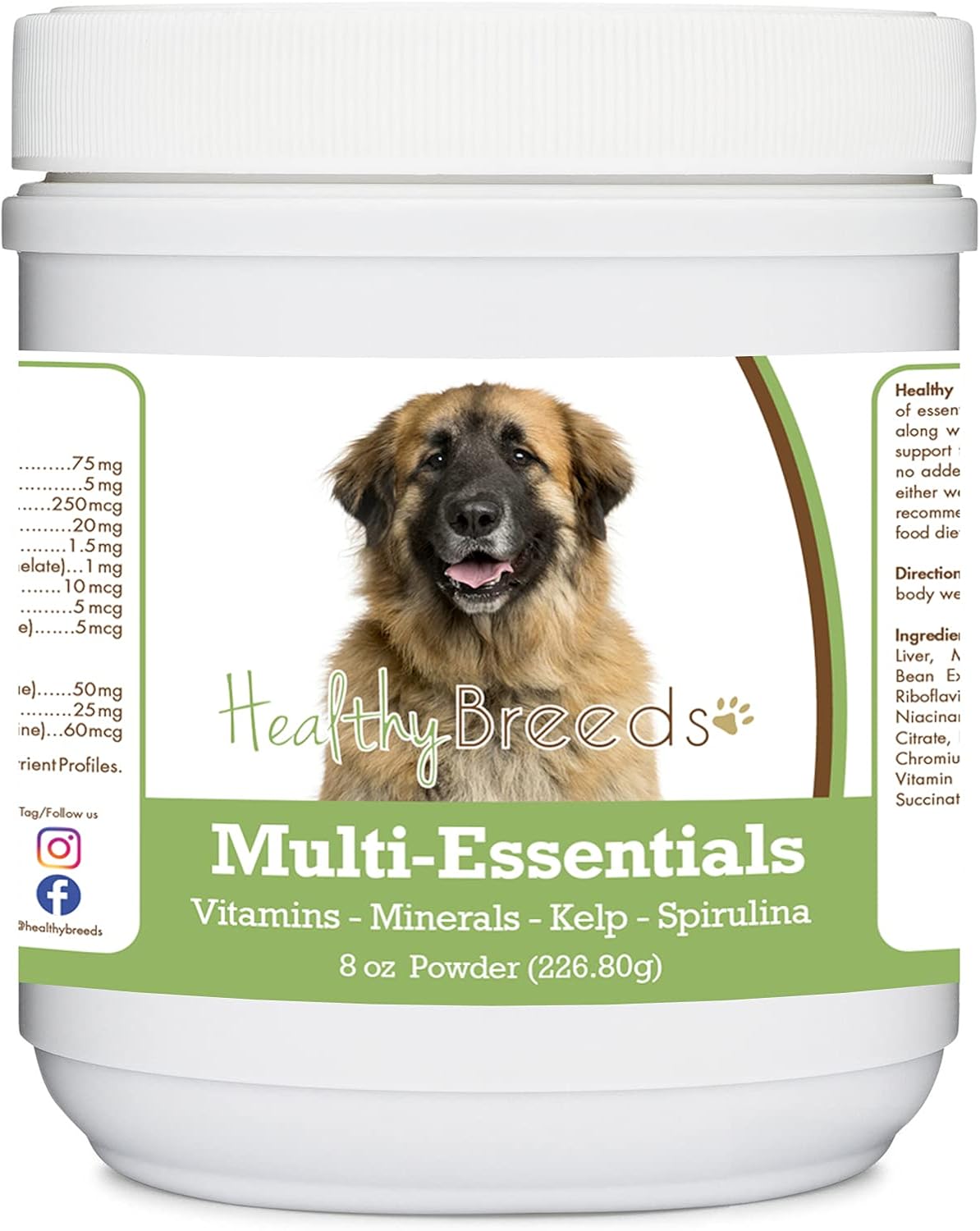 Healthy Breeds Leonberger Multi-Essentials Powder for Dogs - 8 oz - görsel 1