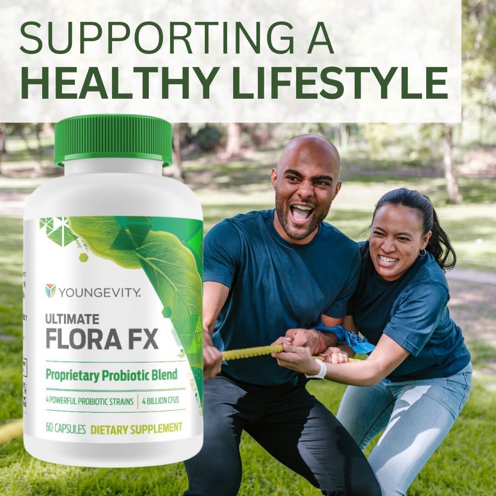Youngevity Ultimate Flora FX - 60 Capsules (2 Bottles) - görsel 5