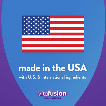 Vitafusion MultiVites Gummy Vitamins for Adults - 2 Pack (70 Gummies per Bottle, Berry, Peach & Orange)