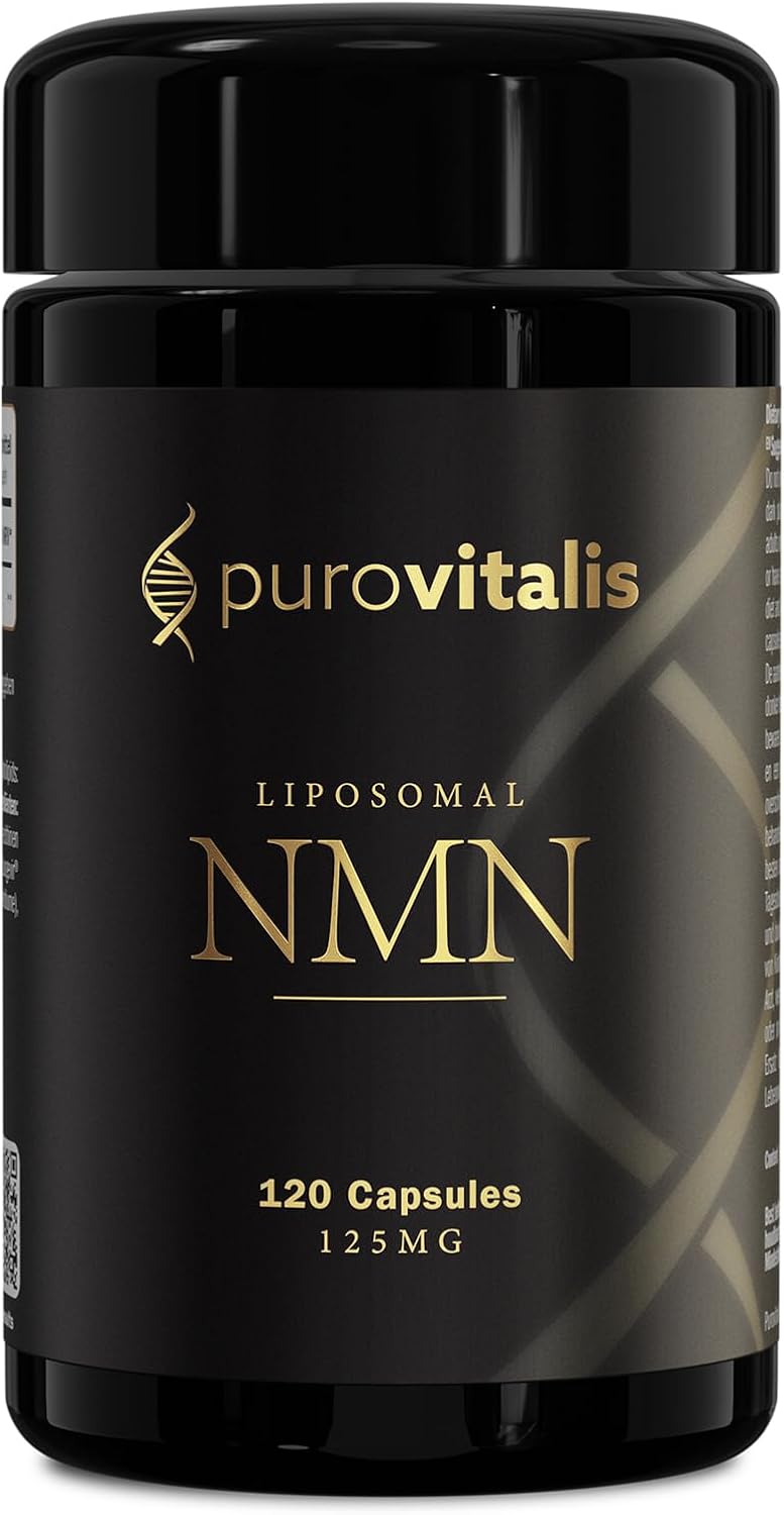 PUROVITALIS Liposomal NMN 250mg - NAD+ Booster for Cellular Health & Energy, 60 Vegan Capsules - görsel 10