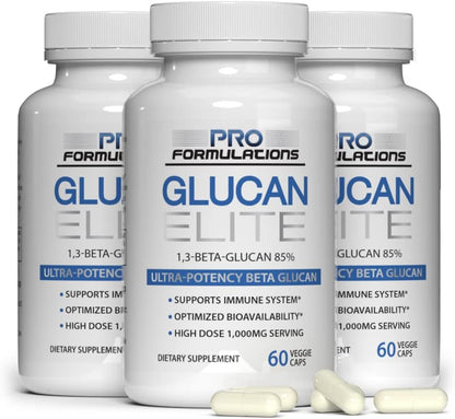 Glucan Elite – 85% Beta 1,3D Glucan 500mg – Immune Support: May help support a balanced immune response by – Image 1