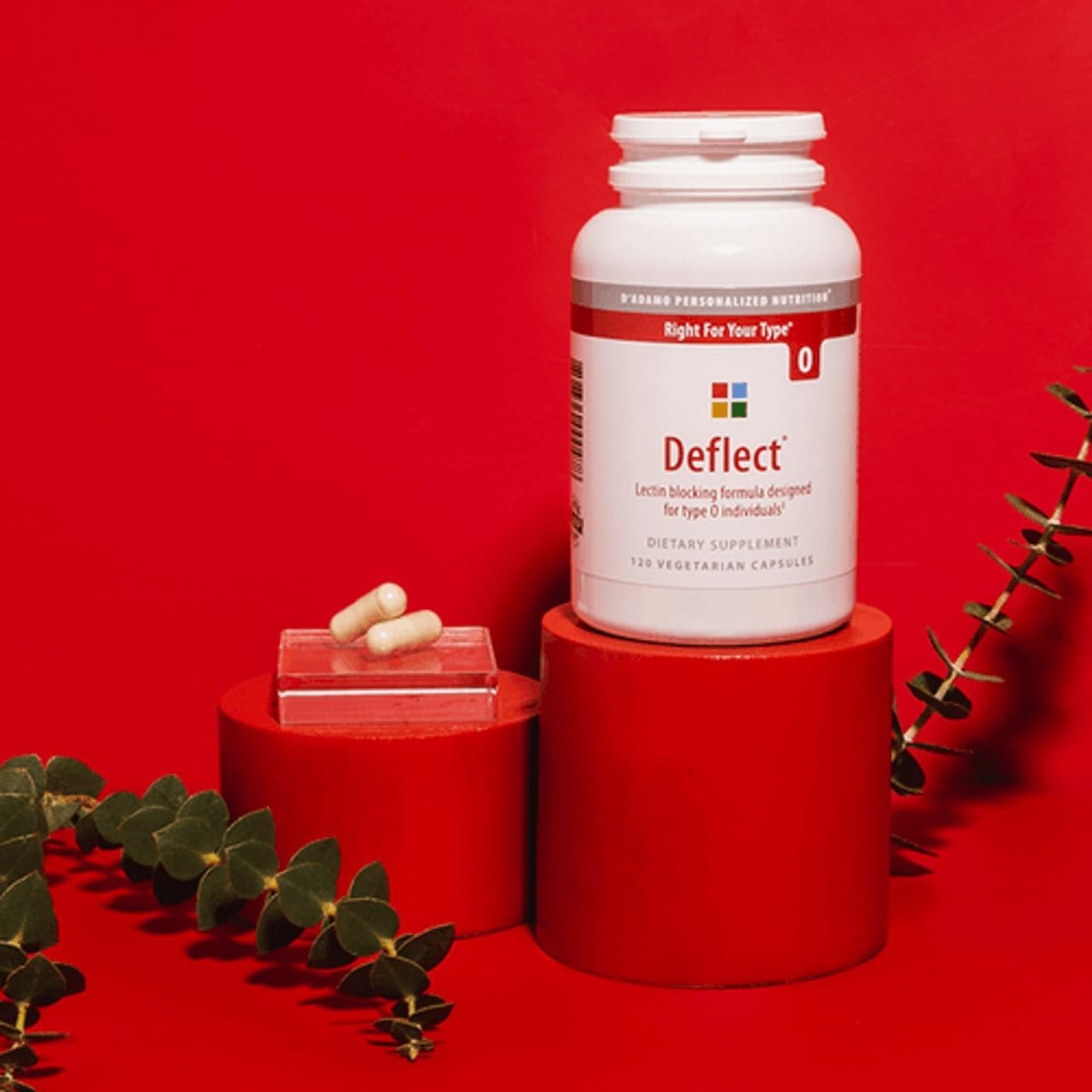 D'Adamo Personalized Nutrition Deflect Lectin Blocker (Blood Type O) - 120 Vegetarian Capsules - görsel 5