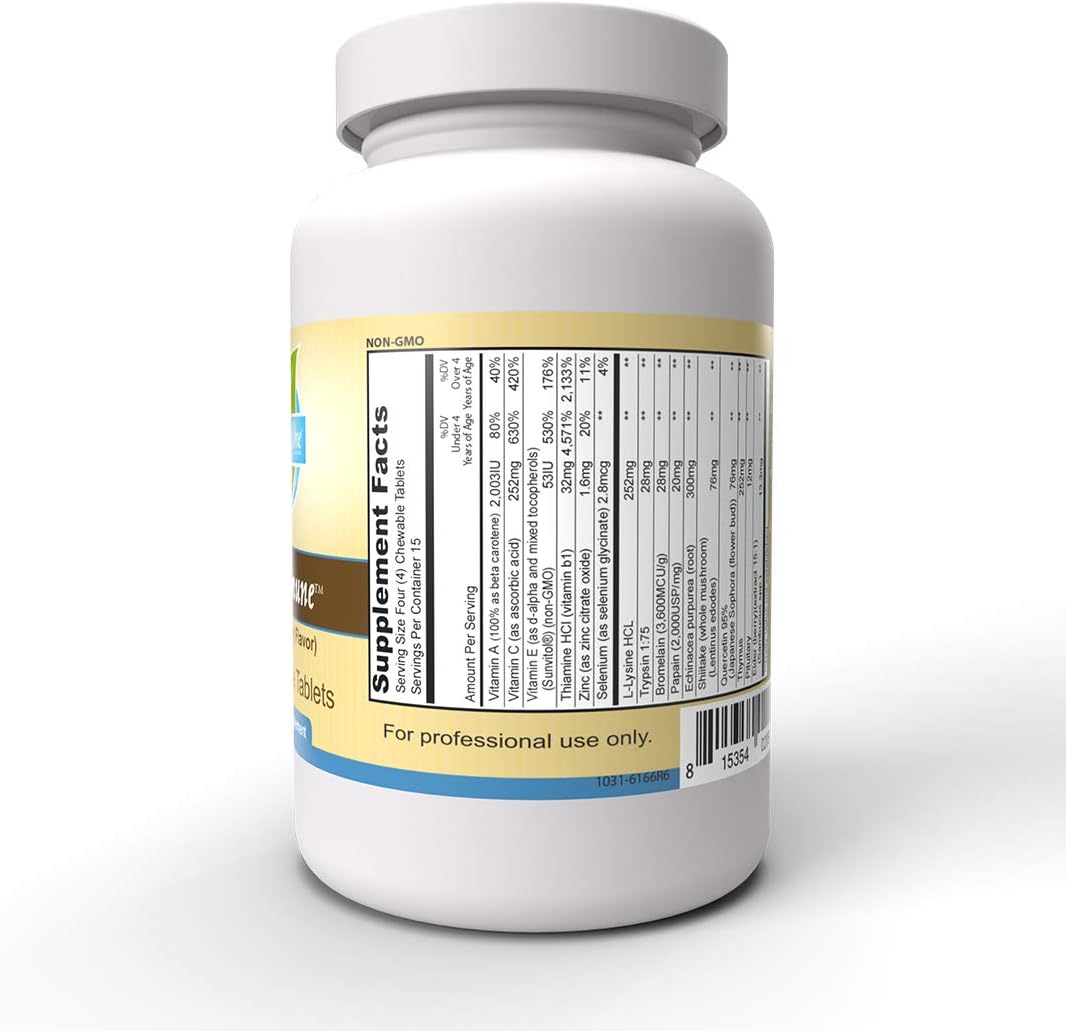 Priority One Vitamins Kindermune Immune Support Chewable Tablets - Natural Cherry Flavour - görsel 3