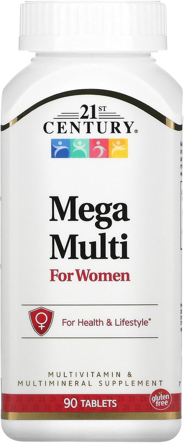 21st Century Mega Multi for Women Tablets, 90 Count - görsel 1