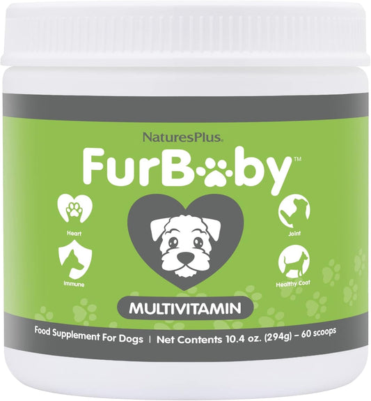 NaturesPlus FurBaby Multivitamin for Dogs - 295 g (60 Servings)