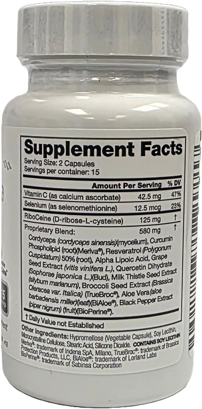 Cellgevity, Advanced RiboCeine Technology, 30 Vegetable Capsules, 15 Servings
