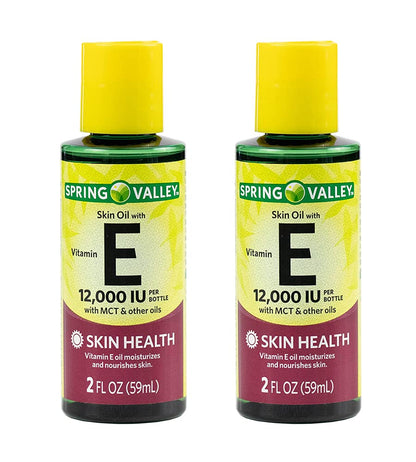 DDUYIE Vitamin E Oil, 12000 IU, 60 ml (Twin Pack)