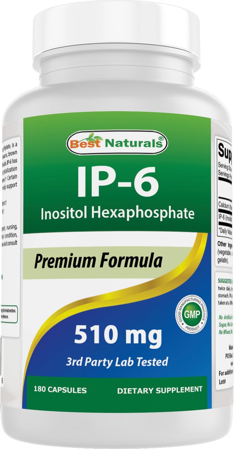 Best Naturals IP-6 510 mg 180 Capsules - görsel 1
