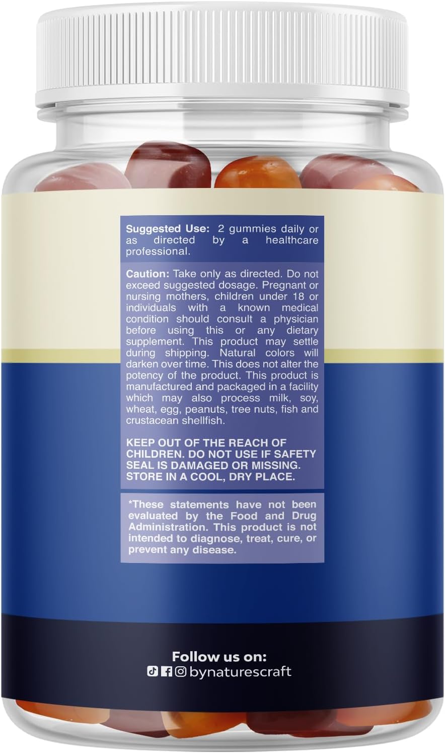 Natures Craft Daily Men's Multivitamin Gummies - 90 Count - görsel 8