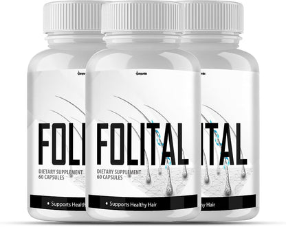 Folital New Advanced Formula Supplement - 3 Packs 90 Day Supply
