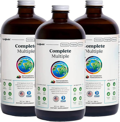 LIQUIDHEALTH Complete Multiple Adult Liquid Multivitamin - 3 Pack