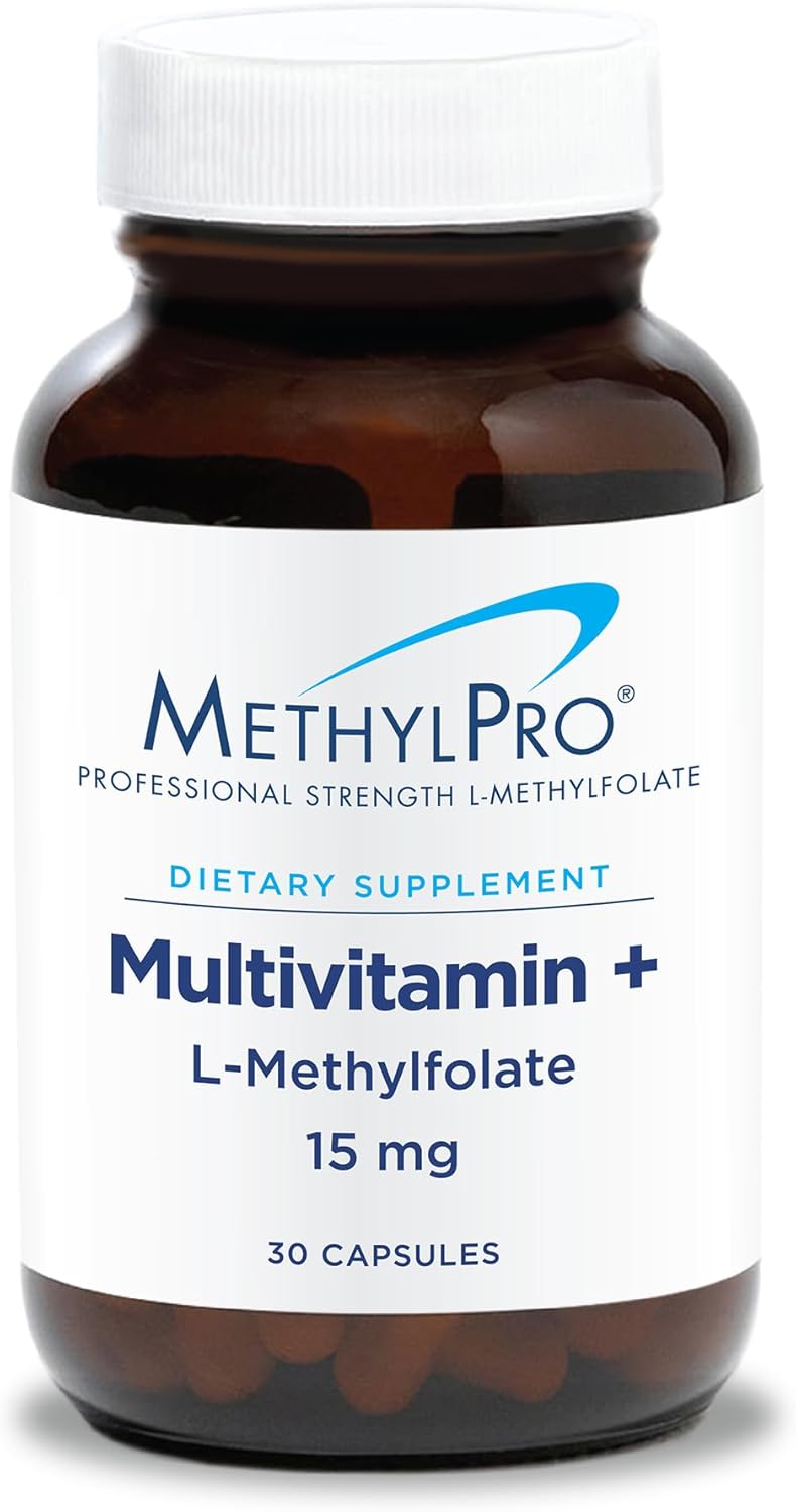 MethylPro Multivitamin + L-Methylfolate 15 mg – Active Folate Support – 30 Capsules - görsel 1