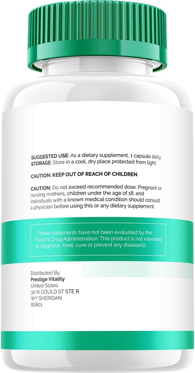 Vertigenics Brain Supplement Capsules – All-Natural Maximum Strength Formula for Memory and Focus (5 Pack – 300 Capsules) - görsel 6