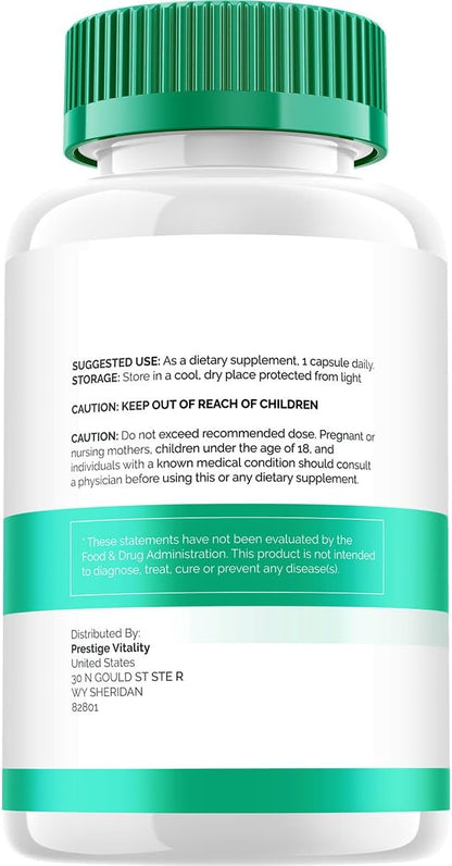 Vertigenics Brain Supplement Capsules – All-Natural Maximum Strength Formula for Memory and Focus (5 Pack – 300 Capsules)