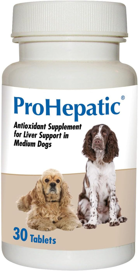 Prohepatic Liver Support Supplement for Medium to Large Dogs (30 Tablets)