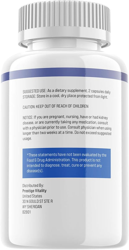 Zeneara Healthy Ear Support Supplement – Ear Ringing Relief Formula, Maximum Strength Capsules (5 Pack – 300 Capsules)