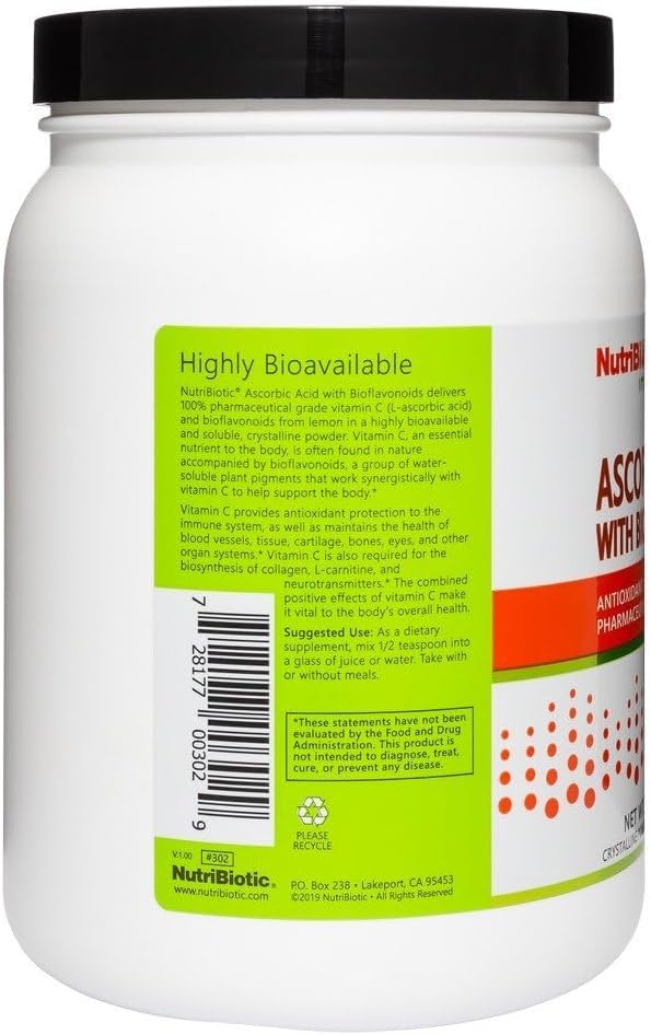 Nutribiotic Ascorbic Acid Powder with Bioflavonoids, 1 kg - görsel 2