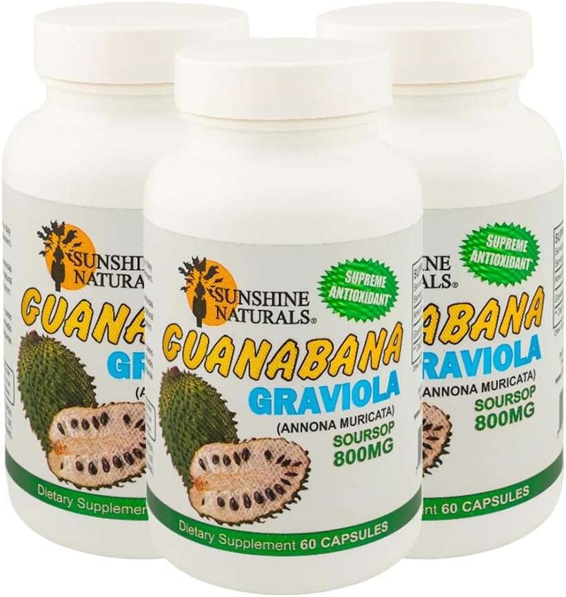 Sunshine Naturals Graviola Supplement - 60 Capsules - görsel 9