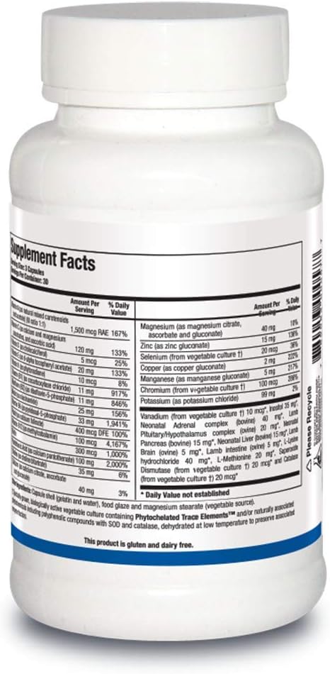 BIOTICS RESEARCH Bio Glycozyme Forte – Multivitamin for Glycolytic Support, 90 Capsules - görsel 2