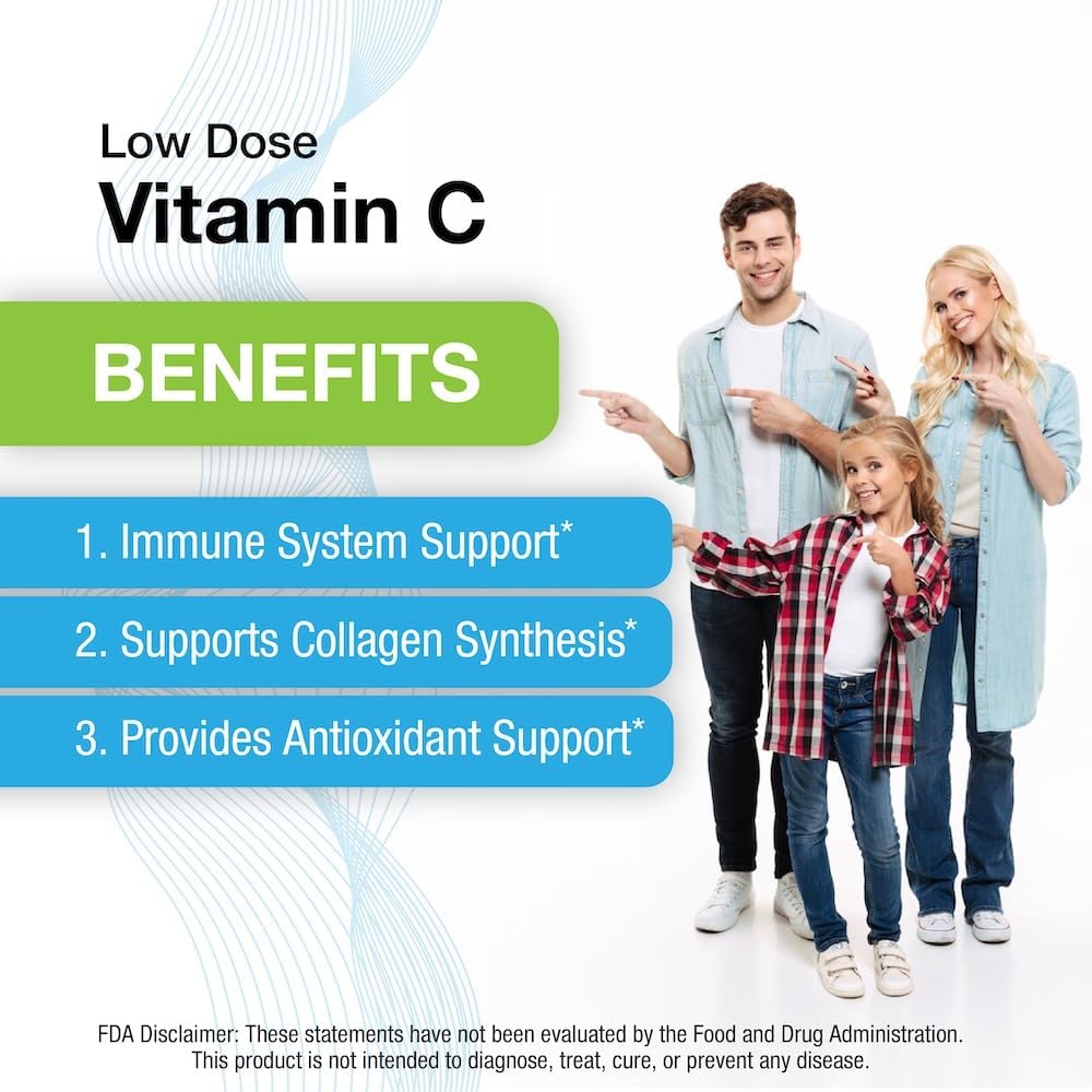 Puregen Labs Vitamin C 250 mg – 600 Tablets (3 Pack) - görsel 3