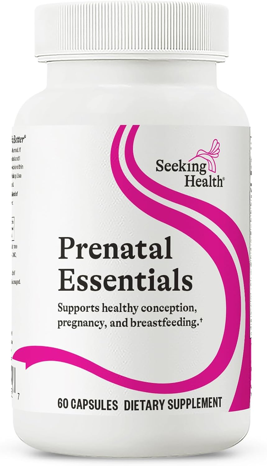 Seeking Health Prenatal Essentials – with Bioactive B12, Folate & K2 – 60 Capsules - görsel 1