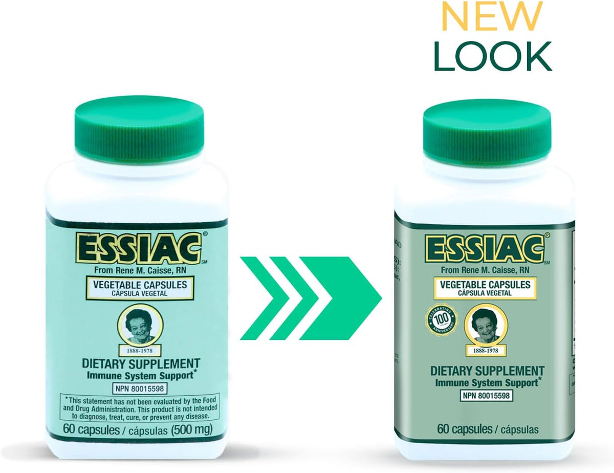 ESSIAC All-Natural Herbal Extract Capsules – 60 Capsules - görsel 2