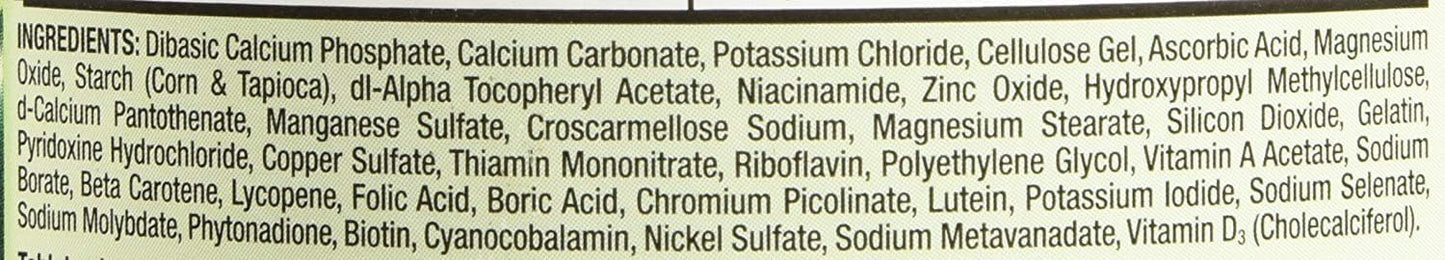 Kirkland Signature Adult 50+ Multi Vitamins & Minerals, 400 Tablets (2 Pack) - görsel 6