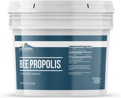 Earthborn Elements Bee Propolis, 3.78 Litre Bucket, Pure & Natural, Bulk Size (1.81 kg)