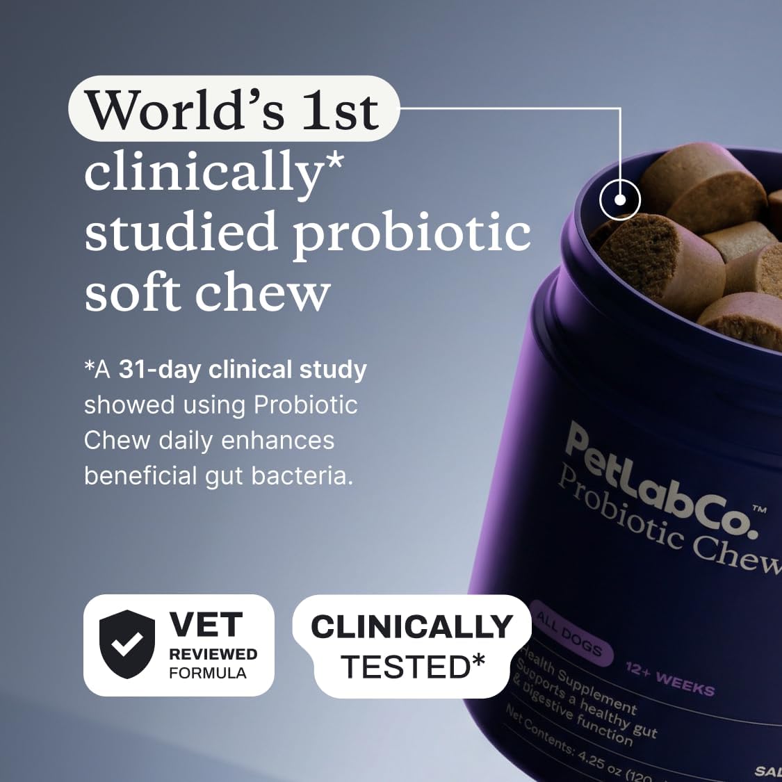 PetLab Co. Probiotics for Dogs - Salmon Flavour - 30 Soft Chews - görsel 4