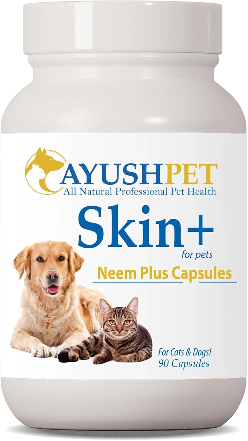 Ayush Pet Neem Plus – Neem Supplement for Dogs, 90 Capsules - görsel 1