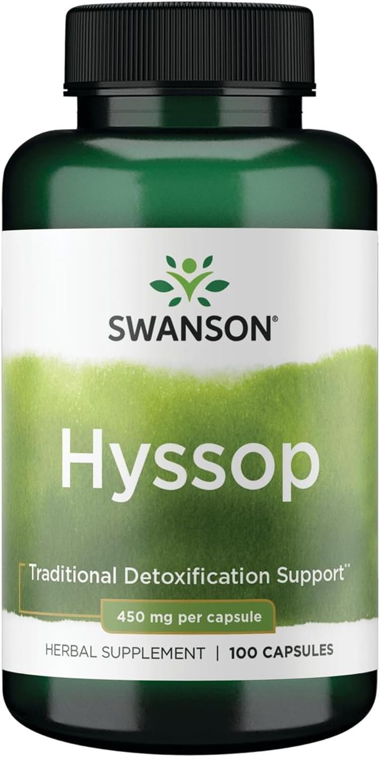 Swanson Hyssop 450 mg (100 Capsules) - görsel 1