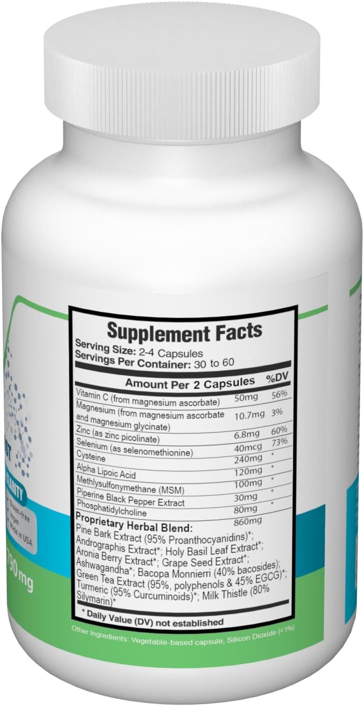Saviour Health Ultra Glutathione Boost, 120 Veggie Capsules - görsel 2