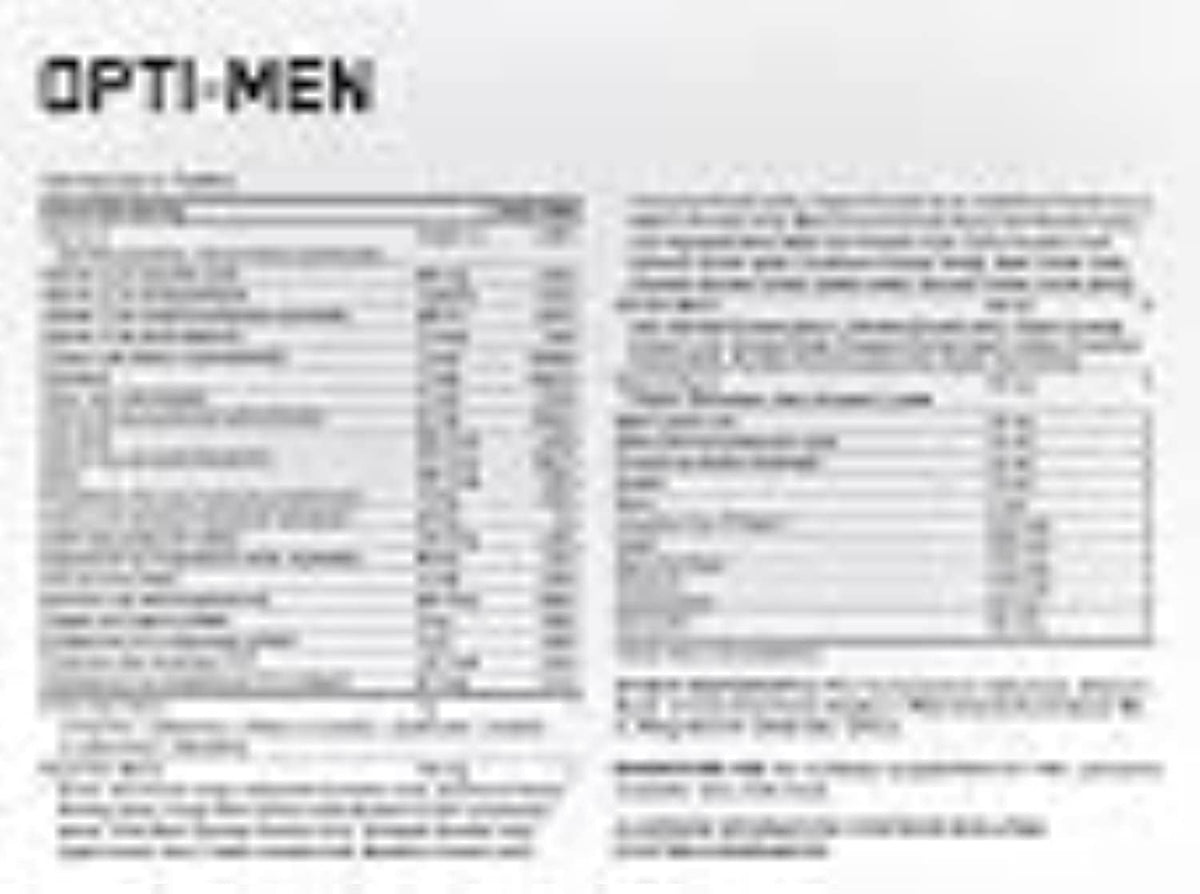 Optimum Nutrition Opti-Men Food Supplement, 150 Tablets - görsel 2