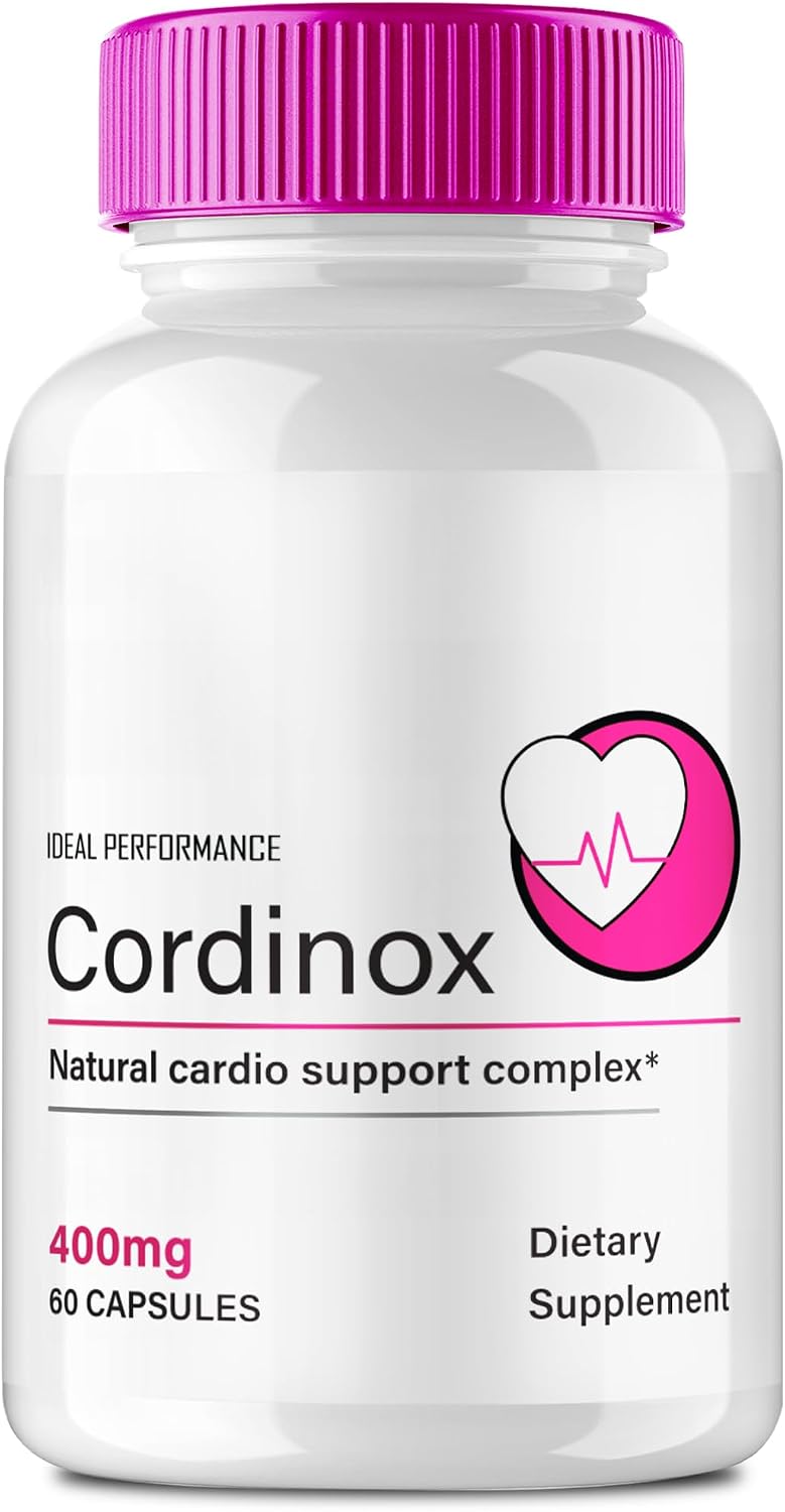 Cordinox Advanced Blood Formula Capsules, Official Cordinox Supplement Capsules - Maximum Strength, All Natural Healthy Circulation & Stable Levels (60 Capsules) - görsel 1
