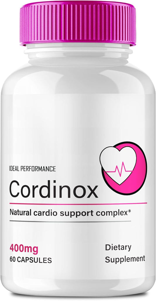 Cordinox Advanced Blood Formula Capsules, Official Cordinox Supplement Capsules - Maximum Strength, All Natural Healthy Circulation & Stable Levels (60 Capsules)