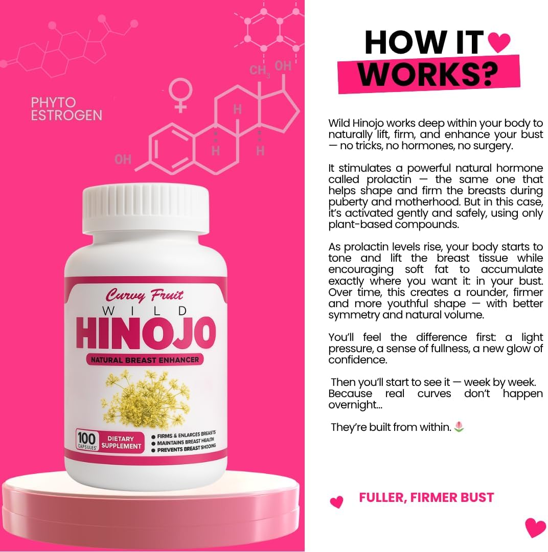 Wild Fennel Capsules – Natural Bust Enhancement & Lifting | Helps Prevent Sagging & Adds Volume | 100% Herbal Formula for a Fuller, Firmer Look | 550 mg – 31-Day Supply - görsel 4
